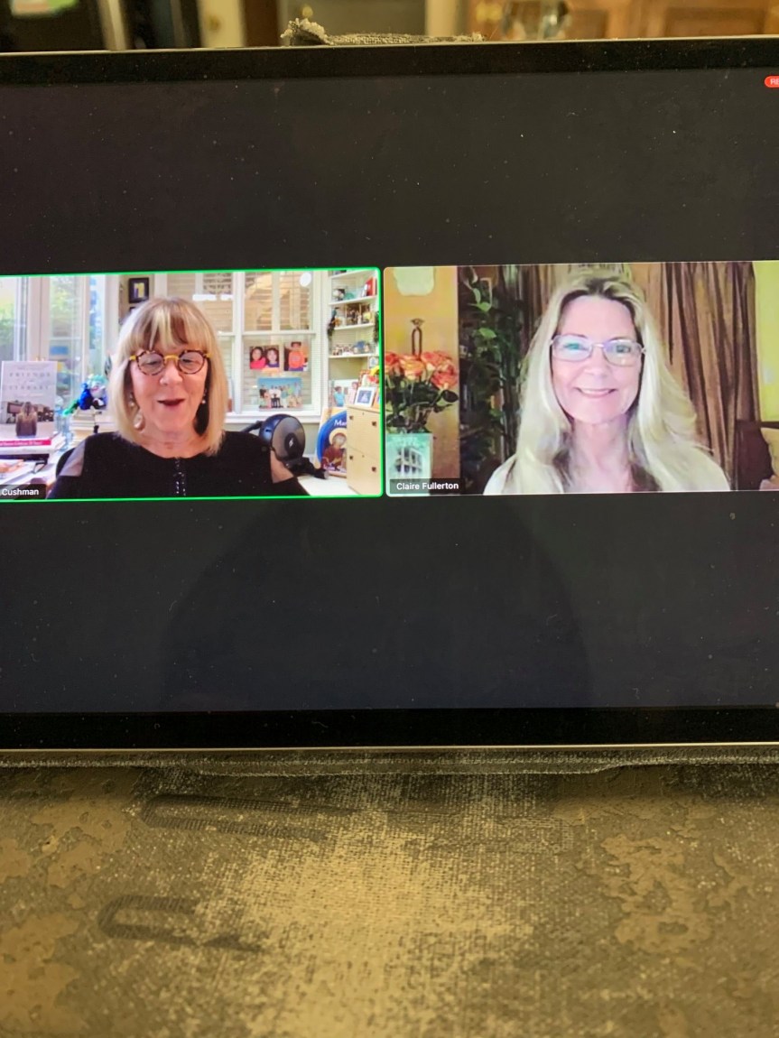 Susan Cushman and me at Novel